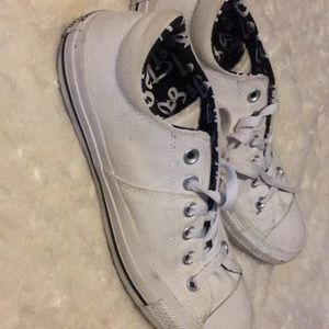 All White Converse